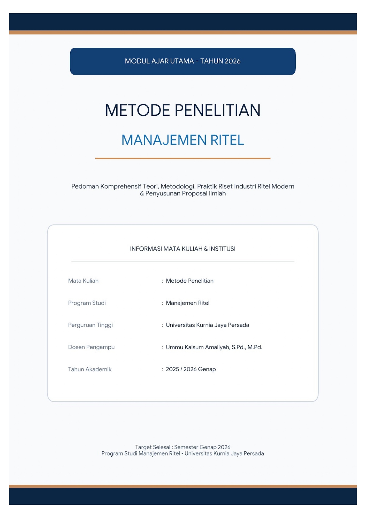 Metode Penelitian